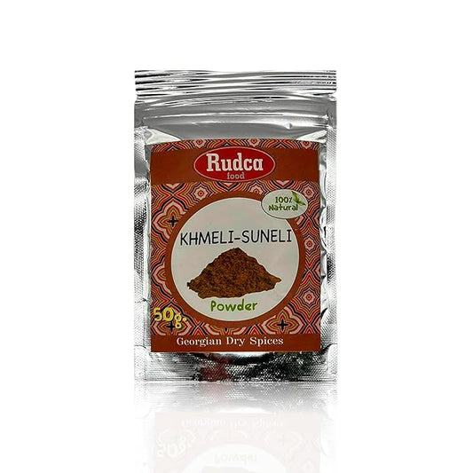 Rudca Food Khmeli Suneli, Spices, Georgian Dry Spice, Herbal Seasoning, Natural Organik, Delicious Spice from Georgia, New Seasoning, 50 gm.
