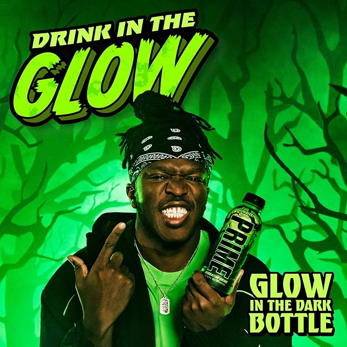 PRIME Hydration GLOWBERRY, Sports Drinks, Electrolyte Enhanced for Ultimate Hydration, 250mg BCAAs, B Vitamins, Antioxidants, Low Sugar, 16.9 Fl Oz, 12 Pack
