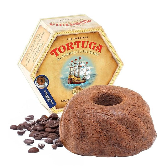 TORTUGA Caribbean Blue Mountain Rum Cake - 32 oz Rum Cake - The Perfect Premium Gourmet Gift for Gift Baskets, Parties, Holidays, and Birthdays - Great Cakes for Delivery