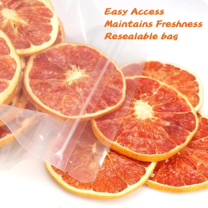 iGAOZM Dehydrated Dried Grapefruit Slices Wheels ,3.52oz/100g,100%Natural,No Additives &No Sugar Added,Dehydrated Dry Grapefruit Garnish For Cocktails,Drinks,Cakes Decoration,Crafts & Baking