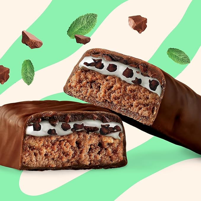 Nick?™s Mint Chocolate Protein Bars ??12-Count Box | High Protein, Low Calories, Low Carbs, Keto Friendly, No Added Sugar