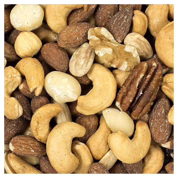 Deluxe Fancy Mixed Nuts Roasted Salted (No Peanuts), 20 Lbs. Bulk Case, Kosher