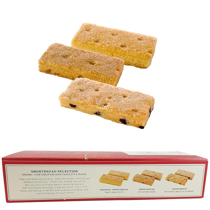 Shortbread House of Edinburgh Truly Handmade Shortbread Fingers, 8.8oz Selection Box (Pack of 2)