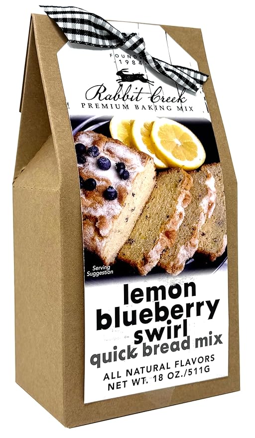 Rabbit Creek Lemon Blueberry Quick Bread Mix ??Easy To Make Quick Bread Mix, Made in the USA