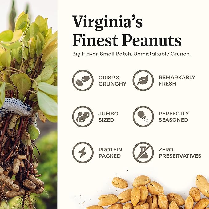 Belmont Peanuts Black Truffle Virginia Peanuts, 25oz, Farms Collection