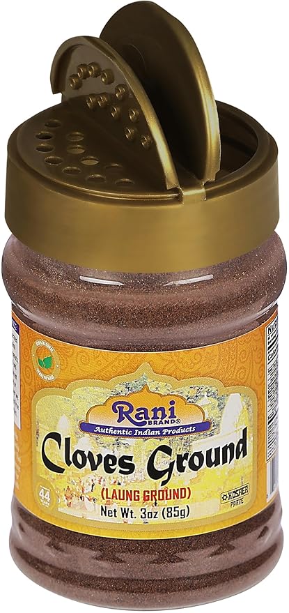 Rani Cloves Powder (Laung) Indian Spice 3oz (85g) PET Jar ~ All Natural, Gluten Friendly | NON-GMO | Kosher | Vegan | Indian Origin