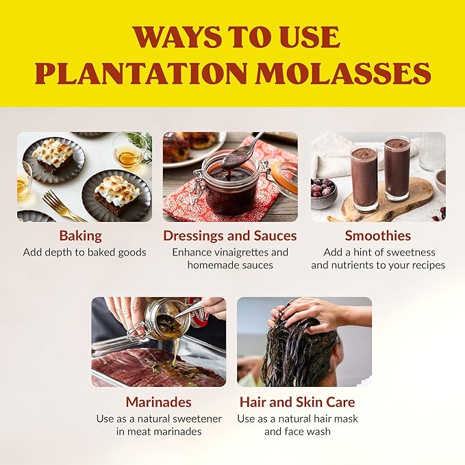 Plantation Blackstrap Molasses, 31 oz (Pack of 1)