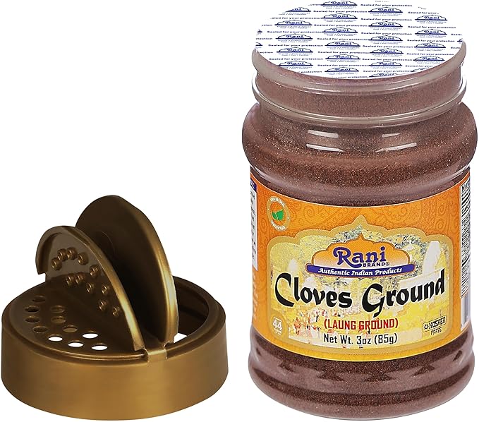 Rani Cloves Powder (Laung) Indian Spice 3oz (85g) PET Jar ~ All Natural, Gluten Friendly | NON-GMO | Kosher | Vegan | Indian Origin