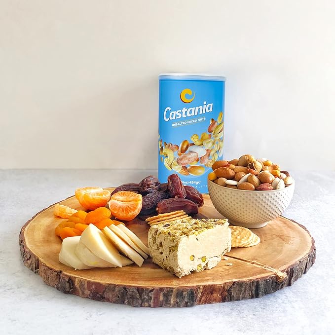 Castania Nuts Variety Pack, Premium Quality Nuts, Healthy Snacks with Gourmet Savory Flavor, Fresh & Tasty, 16oz (Pack of 4)