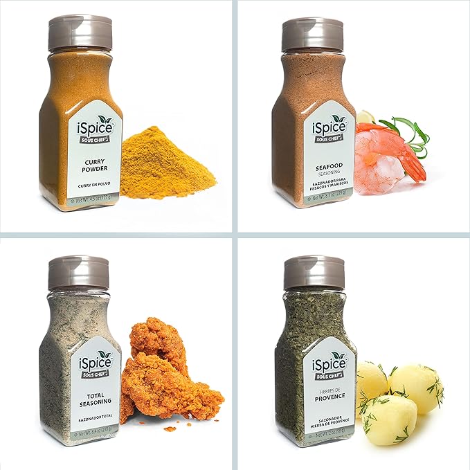 iSpice Starter Spice Set- Seasonings for Cooking - 24 Pack Starter Spice Gift Set | Silk Road