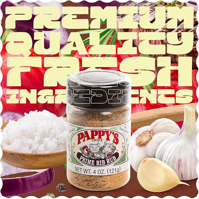 Pappy's Seasonings (Prime Rib Rub, 4oz)