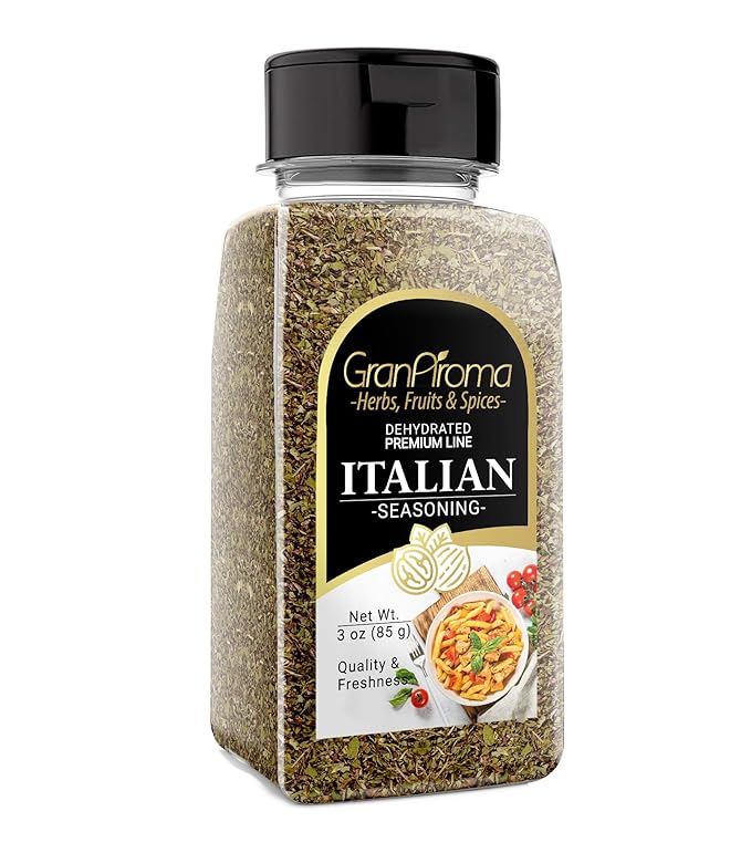 GranAroma Italian Seasoning, Aromatic Spice Blend, Italian Cuisine, Versatile Flavor (3 Ounce)