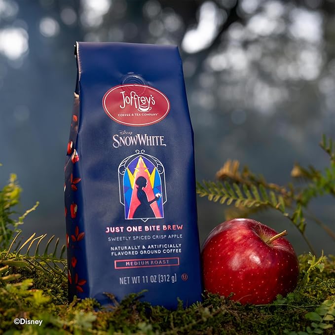 Joffrey???Coffee - Disney Snow White Just One Bite Brew, Disney Specialty Coffee Collection, Arabica Ground Coffee, Medium Roast (Ground, 11oz)