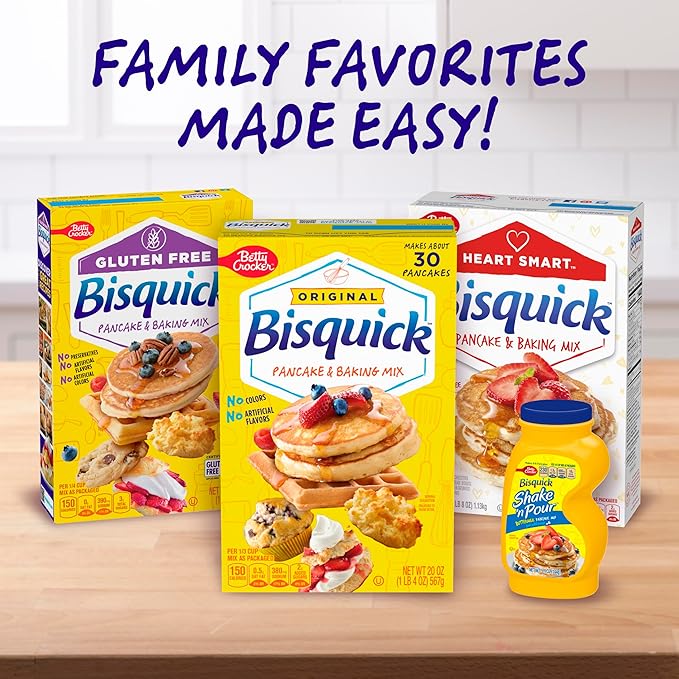 Betty Crocker Bisquick Complete Cheese Garlic Biscuit Mix, Just Add Water, 7.75 oz. (Pack of 9)