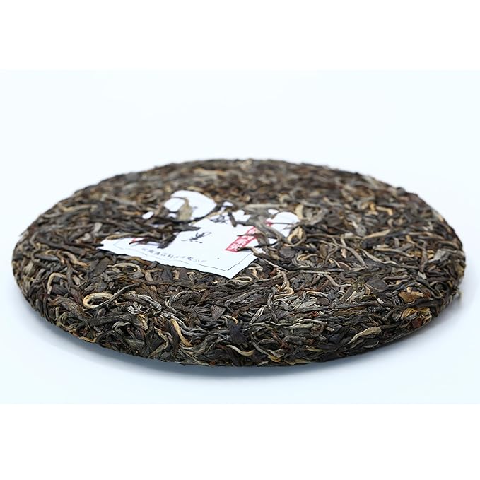 Yunnan Pu'er Tea, 357 Grams, Raw (Ma Hei) Raw PU'ER, Aged Fermented Puerh Tea, Chinese Sheng Black Tea for Daily Drink and Gift