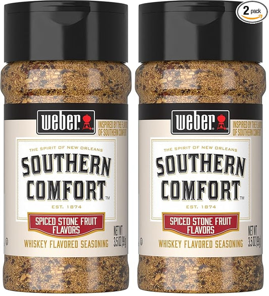 Weber Southern Comfort Whiskey Flavored Seasoning, 3.5 Ounce (Pack of 2)