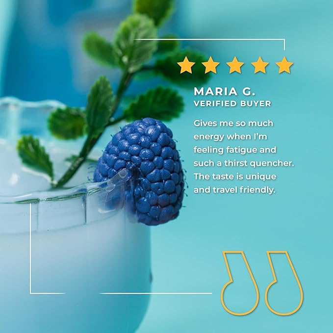 One Sol BCAA & Electrolyte Powder for Hydration & Energy, All-Natural Formula, 100% Vegan, Non-GMO, Gluten Free & Soy-Free, Promotes Muscle Growth & Recovery, Natural Blue Raspberry Flavor