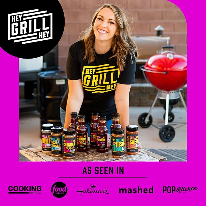Hey Grill Hey | Beef Rub 11.7 oz | NBBQA Award Winning Rub. Geat brisket seasoning, burger seasoning, steak seasoning, veggies and more.