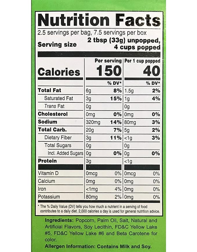 Preferred Popcorn Microwave Popcorn, Non-GMO, Whole Grain, Gluten Free (Jalapeno, 18 Microwavable Bags)