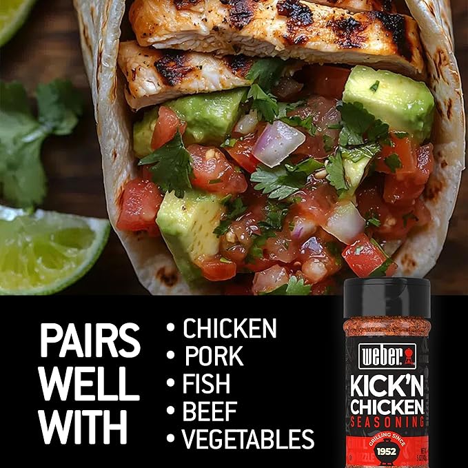 Weber Kick'n Chicken Seasoning, 5 oz