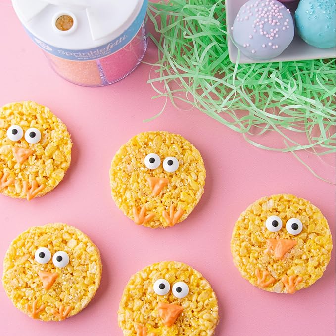 Sweets Indeed Bulk Candy Eyeballs, 300 Edible Eyes, Halloween Sprinkles, Perfect for Cake Decorations, Baking, Ice Cream, Cookies, Cupcake Topper 4.3 ounces