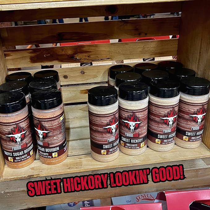 Pork Candy Sweet Hickory Pork Rub Seasoning | Pork Butt Rub, Rib Rub & Chicken Rub | Premium Ingredients | No Artificial Flavors | Runnin Wild Foods, 12 ounces