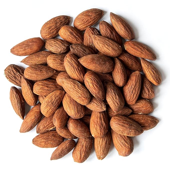 Food to Live Organic Dry Roasted Almonds, 8 Pounds – Non-GMO, Unsalted, Vegan, Keto, Paleo, Kosher, Bulk, High in Protein, Dietary Fiber, Vitamin E, Copper, Manganese, Magnesium, and Riboflavin.