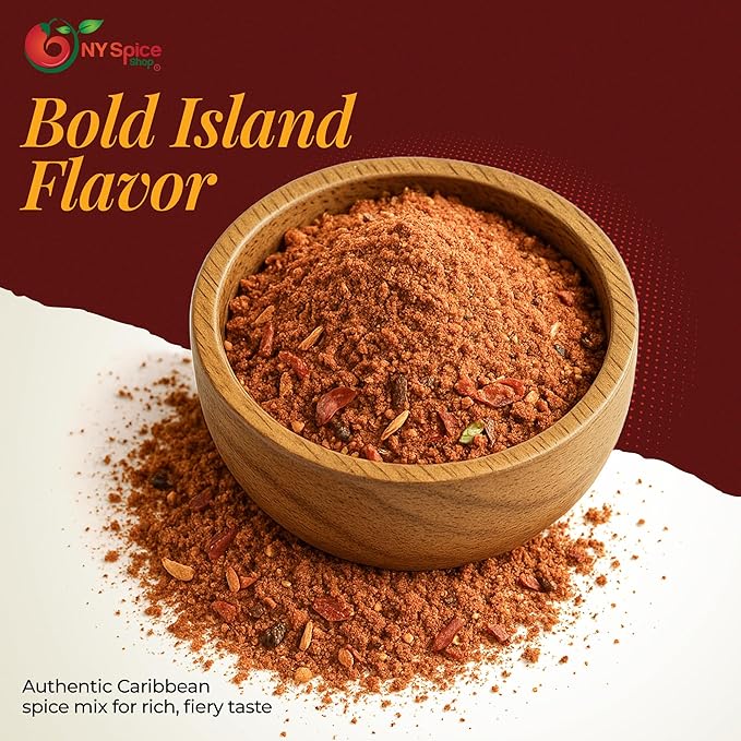 NY SPICE SHOP Jamaican Jerk Seasoning - 6 Ounce Jamaican Jerk Mix Spice Blend for Marinating Chicken, Meat, Beef and Fish - All Purpose Seasoning for Cooking