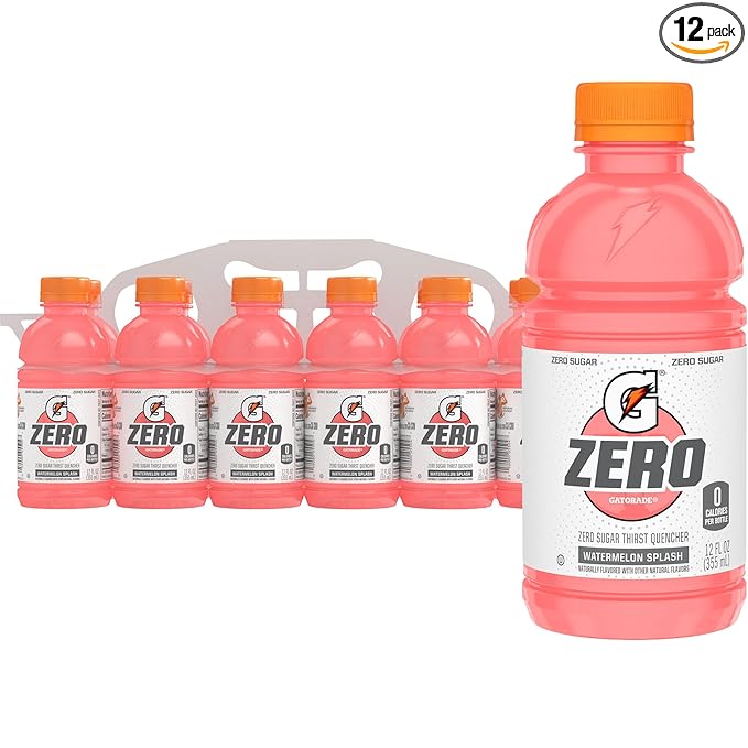 Gatorade Zero Sugar Watermelon Splash 12oz 12pk