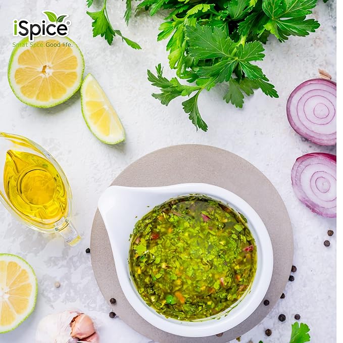 iSpice - Low-Sodium, Sugar-Free 1 Pack CHIMICHURRI SEASONING World Flavor Super Spice Blend | All Natural | Ready to use as is | No preparation is necessary (1 Pack)