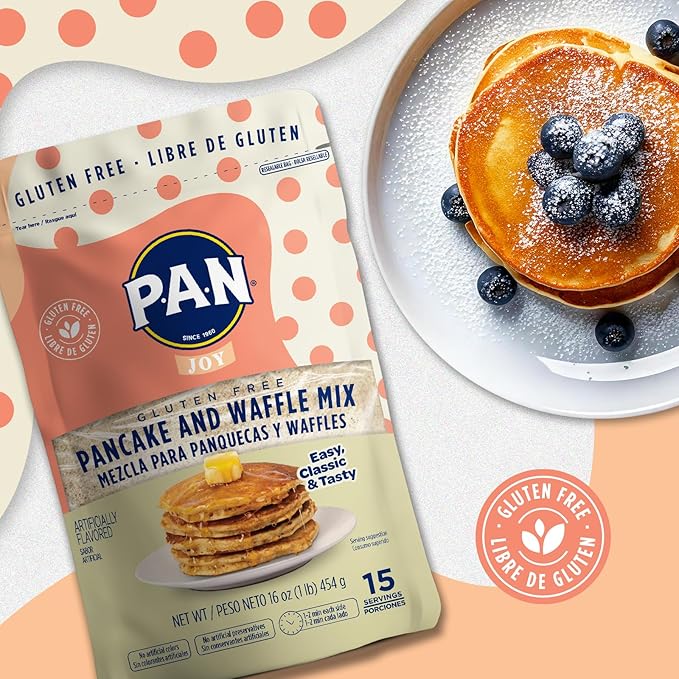 P.A.N Pancake and Waffle Mix ??Gluten Free 1 lb. (Pack of 1)