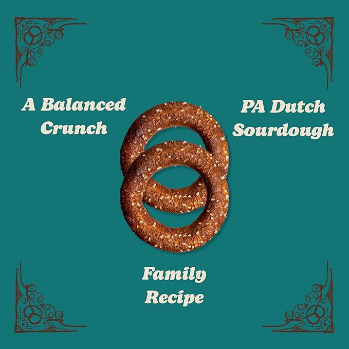 Unique Snacks Sourdough Craft Beer Pretzel Rings, Delicious Homestyle Baked Snack Bag, Vegan, OU Kosher, and Non-GMO Food, No Artificial Flavor, 11 Oz. Bag, Pack of 3