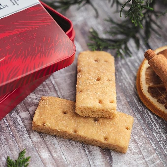 Shortbread House of Edinburgh Truly Handmade Shortbread Fingers, 17.6oz Selection Tin (Pack of 1)