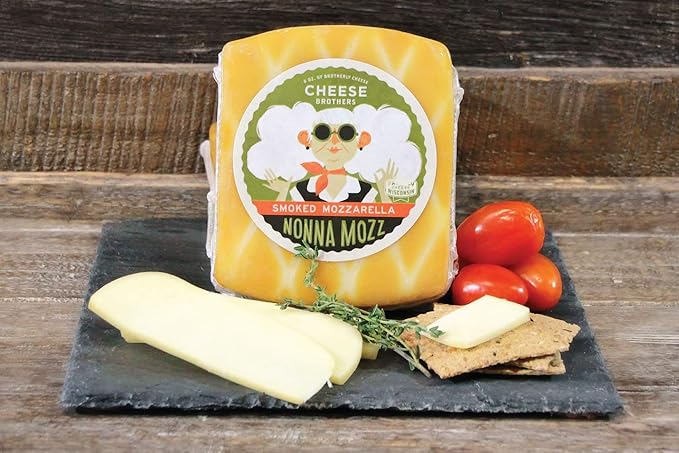 Cheese Bros. Ultimate Assortment Gift Box | Fresh from Wisconsin | Includes Aged Cheddar, Adelheid, Gruyere, Spicy Gouda, Provolone, Dill Havarti, Mozzarella, Cheddar | Great Food Gifting Idea