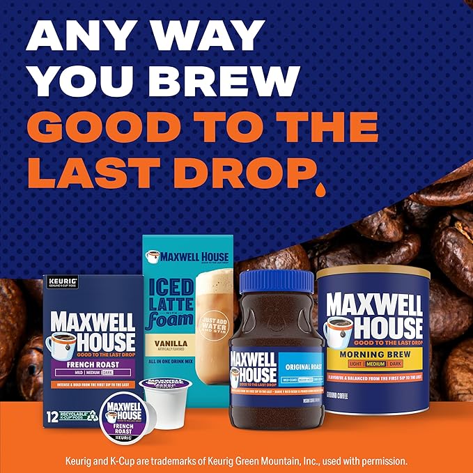 Maxwell House Morning Boost Medium Roast Ground Coffee (11.5 oz Canister)