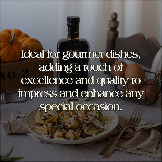 De Nigris Balsamic Vinegar Of Modena Excellence Line Founder's Edition Recipe (70% Grape Must) 8,5 Oz (250ml) | Balsamic Vinegar From Modena Italy Thick and Intense | Aged