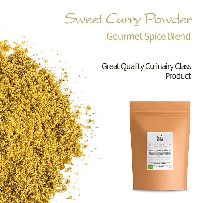 Sweet Curry Powder Indian Organic - Yellow Spice - Organic Yellow Curry Poweder Spice Curry Organic Curry Powder Sweet Yellow Curry Indian Yellow Curry Sweet Curry Spice Yellow Spices