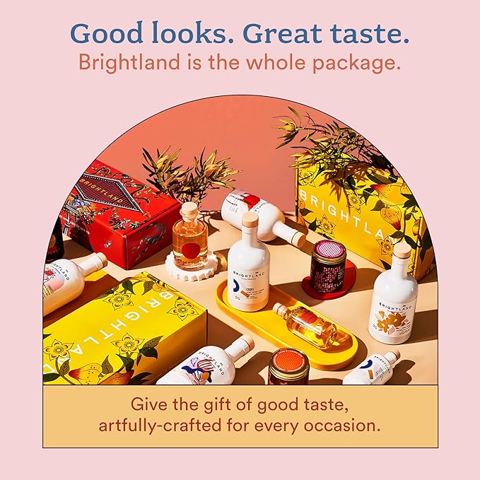 Brightland California Olive Oil Extra Virgin, The Duo ??First Cold-Pressed Olive Oil Made with Early-Harvest Olives ??Polyphenol Rich & Artfully Crafted - 12.7fl oz Bottles (Pack of 2)