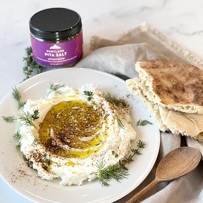 Portland Salt Co. Za?™atar Spice Blend w/Sea Salt ??Signature All-Purpose, Middle Eastern Seasoning & Rub - Non-GMO, 4 Oz (Pack of 1)