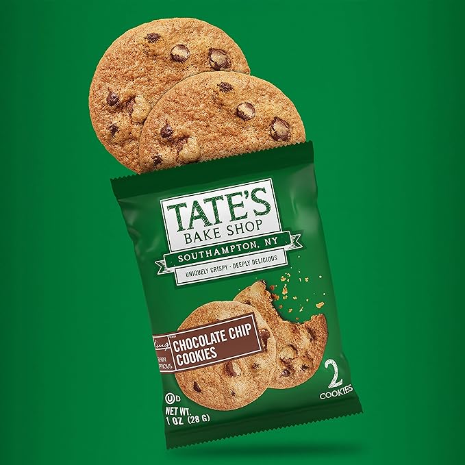 Tate?™s Bake Shop Chocolate Chip Cookies, 16 ??2 Cookie Snack Packs (2 Boxes)