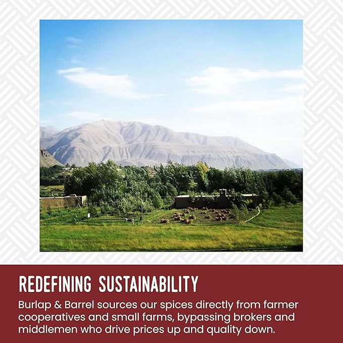 Burlap & Barrel 6-Pack Spice Gift Set ??6 Full-Size Jars of Favorite Spices for the Curious Cook ??Includes Cinnamon, Garlic & More Seasonings - As Seen On Shark Tank