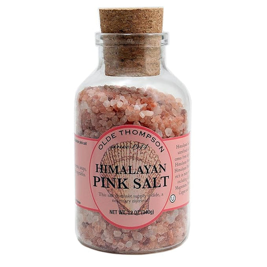 Olde Thompson Himalayan Pink Salt, Coarse Grain, Refill For Salt Grinders, 12 Ounce