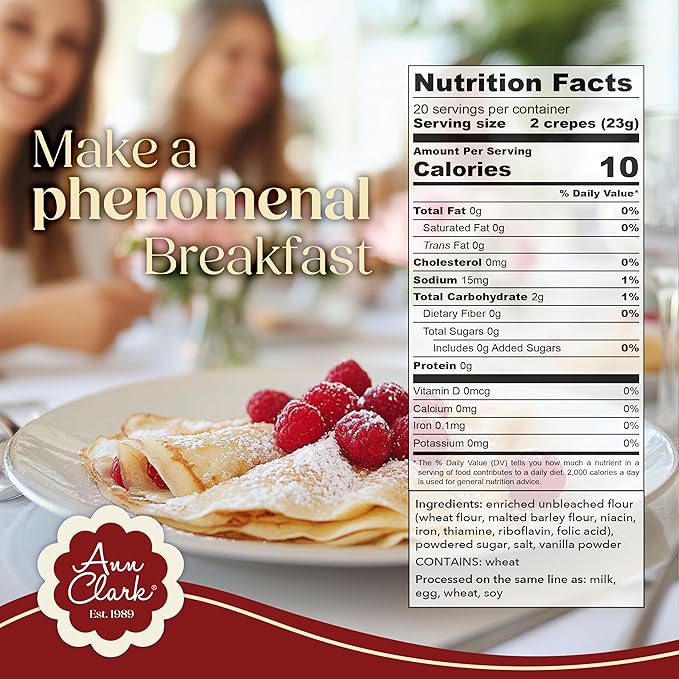 Ann Clark Traditional French Cr챗pe Mix, 16 oz.