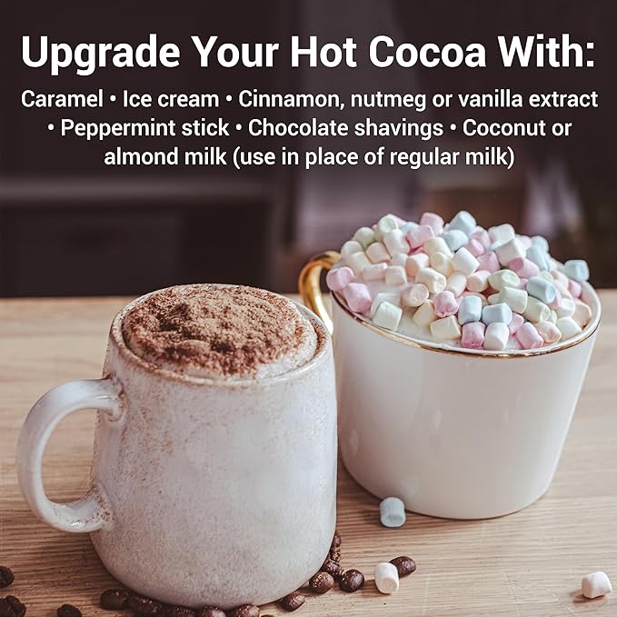 MilkBoy Gluten Free Hot Chocolate Mix for Cold or Hot Cocoa - Kosher, Vegan, Gourmet Swiss Chocolate Drink Mix With 12 Servings, Made in Switzerland, Rainforest Alliance Certified Cocoa, 12 OZ