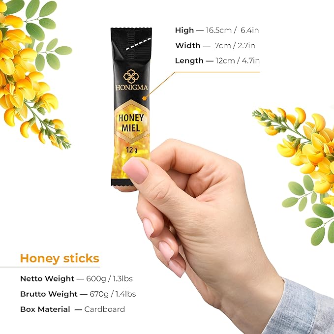 Honigma Honey Collection | Pure & Exquisite | Sustainably Sourced from Ukraine | Pack of 6