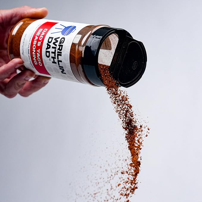 Grillin With Dad Taco Seasoning - Great Tasting Fajita Seasonings - Great Balance of Flavor - Best Taco Seasoning for Grilling & Smoking
