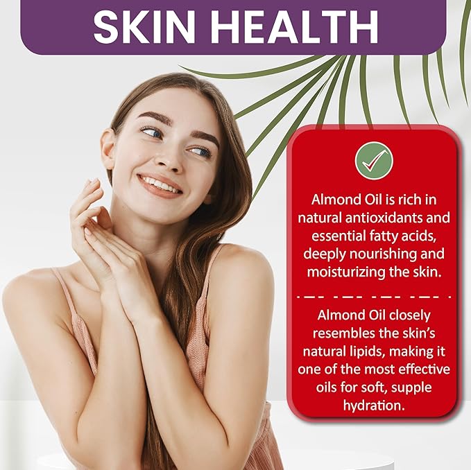 cocojojo Pure Bitter Almond 32 oz 1 Quart Oil Unrefined Cold Pressed Extra Virgin All Natural Perfect for Hair Face Skin Nails