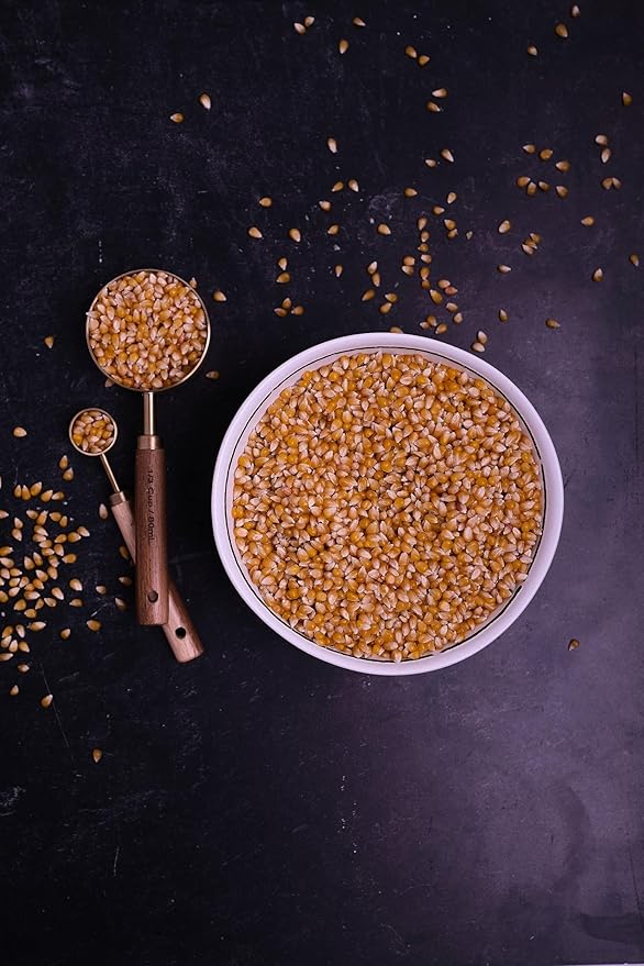 Amish Country Popcorn | 14 oz Bottle | Ladyfinger Popcorn Kernels | Old Fashioned, Non-GMO and Gluten Free (14 oz Bottle)