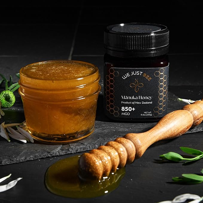 Raw Manuka Honey MGO 850+ | Premium New Zealand Honey – Supports Wellness with Natural Properties | 100% Pure, Sustainably Sourced | Ideal for Tea, Toast, & More – 250g/8.8oz