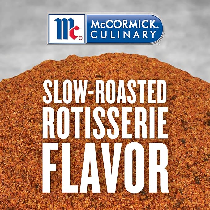 McCormick Culinary Rotisserie Chicken Seasoning, 6.5 lb - One 6.5 Pound Container of Rotisserie Chicken Seasoning Rub for Poultry Dishes, Best for Restaurant Use